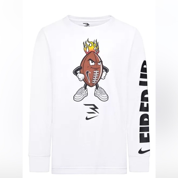 Nike ‼️🔥3BRAND by Russell Wilson
Big Boys Fired Up Ballers Long Sleeve T-shirt S - Picture 4 of 9